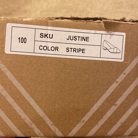 New black & white chunky 1 inch heel, size 10 - Picture 5 of 5